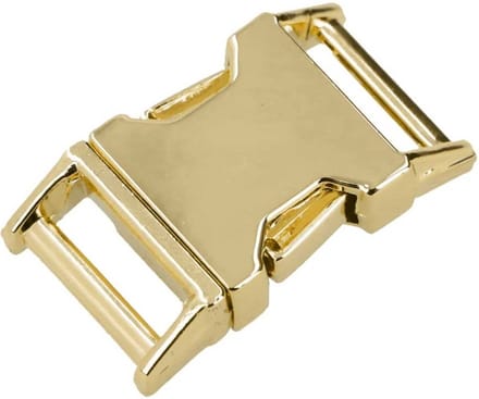 Paracord metalen buckle / sluiting - Goud - 30 x 50mm