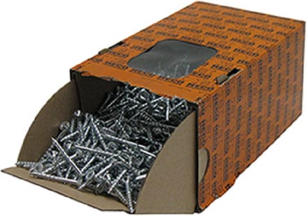 Heco spaanplaatschroef fix-plus blauw verzinkt 4.5x60 torx platkop deeldraad ( a 200 st )