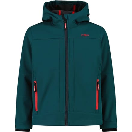 Cmp Fix Hood 3a00094 Softshelljack Blauw 8 Years Kinderen