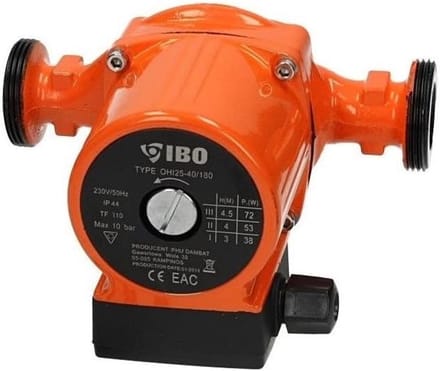 Circulatiepomp voor verwarmingssystemen en warmwater verwarmingen