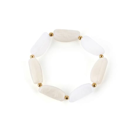 Michelle Bijou Armband kralen - Beige