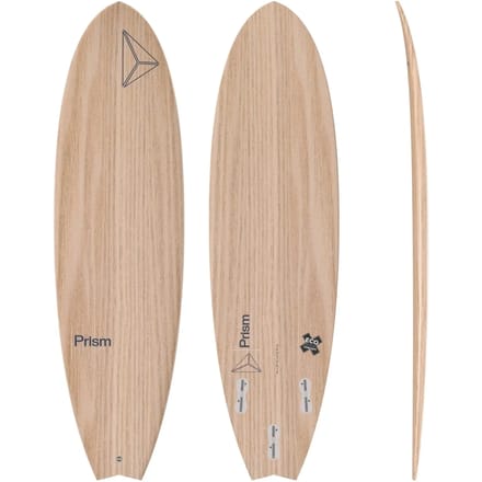 Surfplank Prism Surfboards Fish Paulownia Original Series FCS 2