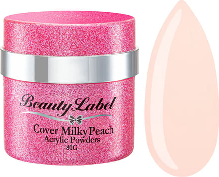 Beauty Label Acrylic Powders - Cover Milky Peach 80g