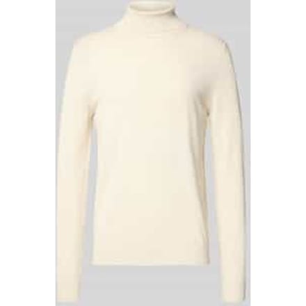 Pullover van wolmix met col