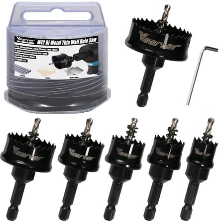 Solidchoice - Bi-metaal Hole Saw Set - 6 Stuks van 16-40 mm