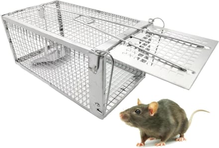 Levende muizenval set van 2 stuks - diervriendelijke rattenval hamsters oppakken
