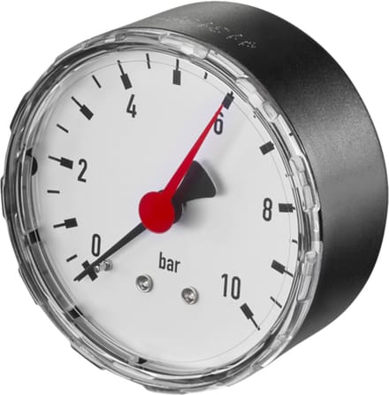 OVENTROP Manometer voor Regusol stations, weergavebereik 0-10 bar, 1364196