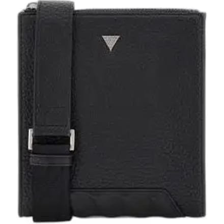 GUESS schoudertas Torino Crossbody Flat Black zwart