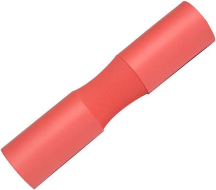 Schuim Barbell Pad - Halter Beschermer - Kracht Training - Quick-Slip Bevestiging - 46 cm - Rood