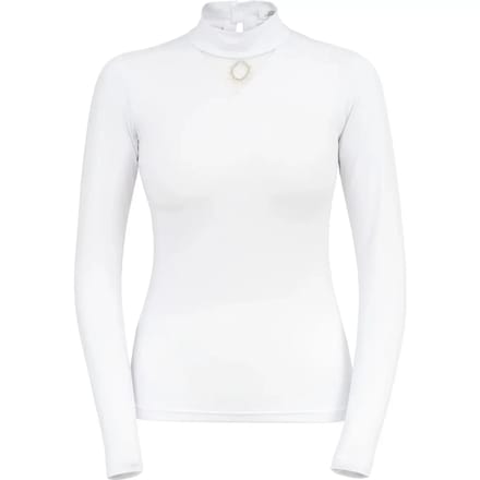 Damespolo met lange mouwen Cavalliera Crystal Drop