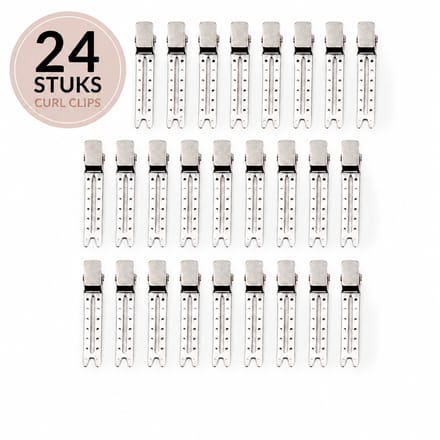 Haar in Stijl® Curl Clips 24 stuks - Metaal Haarklem - Krullen