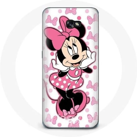 Coque pour samsung galaxy A5 2017 Minnie Mouse Dessin animé mignon rose