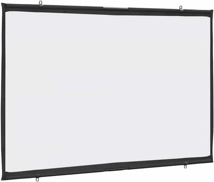 Projectiescherm - Rolscherm Wandhangend - Thuisbioscoop Presentaties - Mat Wit Polyester - 50 inch 16:9 - Mat Wit