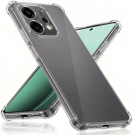 Hoesje geschikt voor Oppo Reno14 - Techsuit Shockproof Silicone Back Cover - Transparant