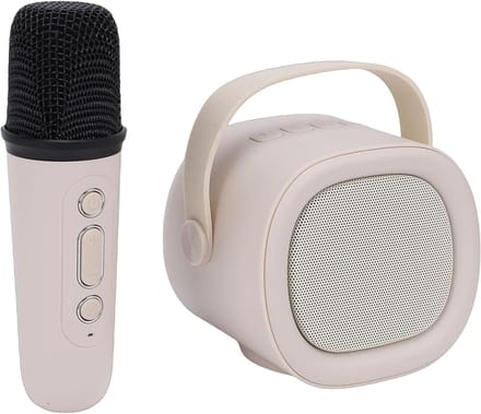 Draagbare Karaokemachine - Zing Installatie - Muziek en Zang - Met Draadloze Microfoon - 16 x 15 x 11 cm