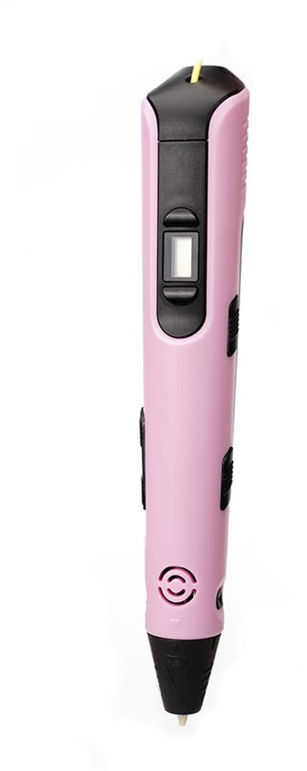 Geruisloze 3D-printpen voor kinderen 3D-pen 4D-printpen - Roze