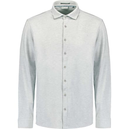 No Excess Shirt jersey melange stretch chalk
