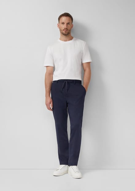 s.Oliver BLACK LABEL - Heren broek - Maat 56 - Mannen - 5955 - polyester