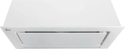 GURARI plafondAfzuigkap GCH E 217 WH 90 PRIME, inbouwAfzuigkap 90 cm, in wit, wit glas, 1000m³/h