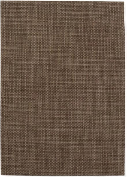 HENDI Set van 6 bruine placemats – geweven PVC – antislip – 450x300 mm