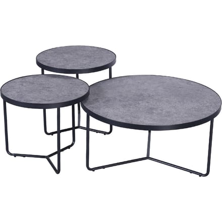 FurniStyle Set van 3 Salontafels Varzi