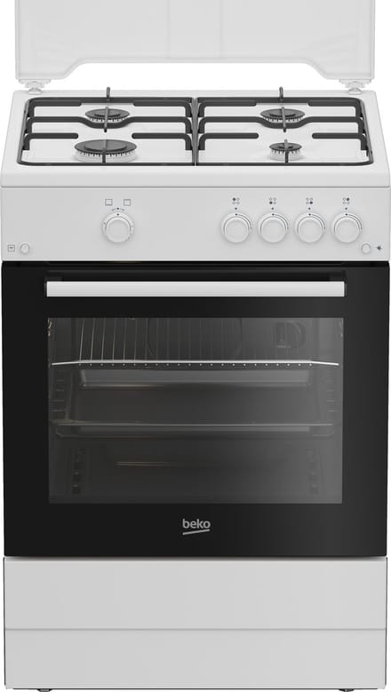 Beko FBG62010DW Vrijstaand fornuis A Gas Gaskookplaat Wit