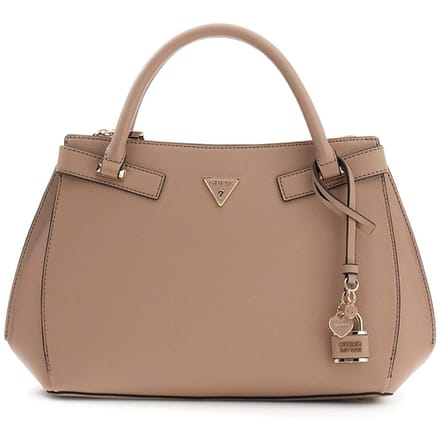 GUESS handtas schoudertas Serenova Girlfriend Satchel Pale Mocha Lichtbruin