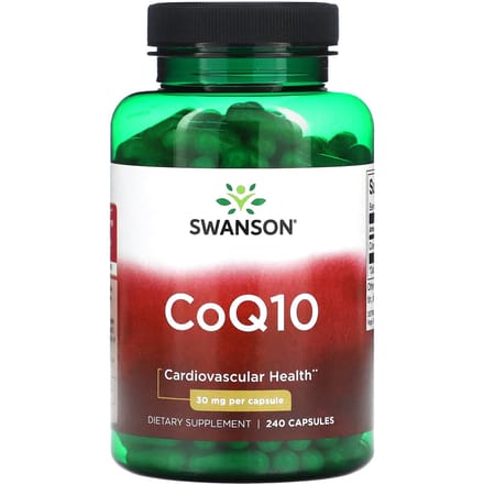 CoQ10, 30 mg, 240 Capsules