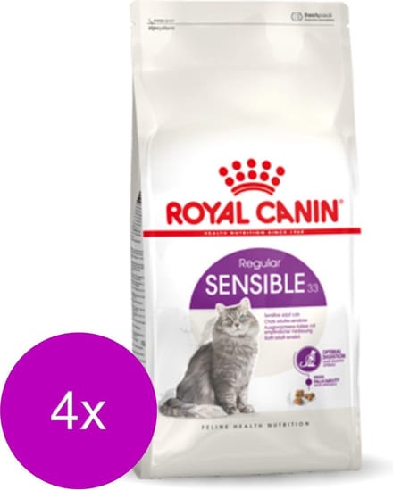 Royal Canin Sensible 33 - Kattenvoer - 4 x 4 kg