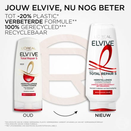 L'Oréal Elvive Total Repair 5 Conditioner - 3 x 200 ml - Voordeelverpakking