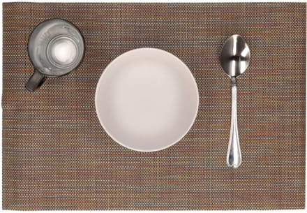 Svenska living Placemats - 12x stuks - multi color - polyester - 45 x 30 cm