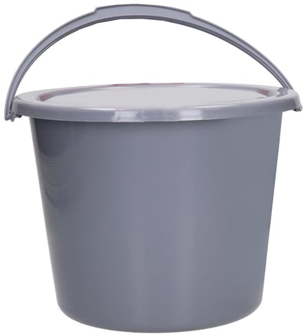 Barato Emmer Barato Met Deksel Grijs
