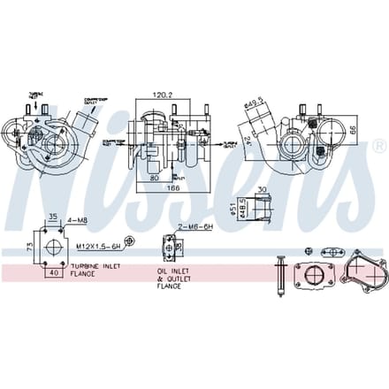 Supercharger, drukvulling NISSENS 93473
