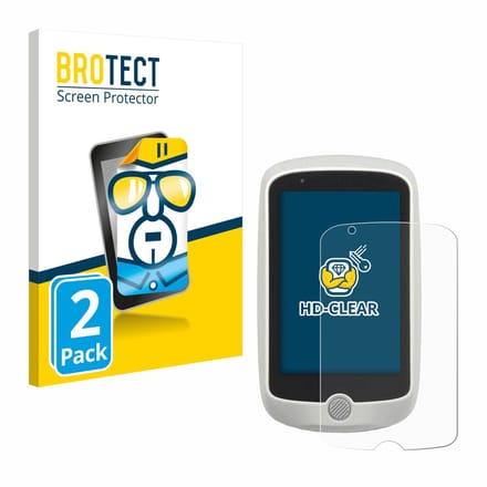 BROTECT - Screenprotector voor Mio Cyclo 215 HC - Folie Beschermfolie transparant 2 Stuks