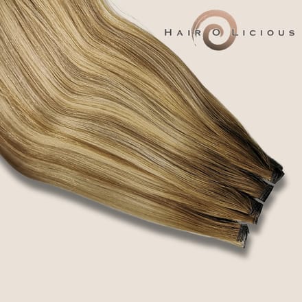 Genius Weft | Europees Haar | #8/22 Balyage, Lengte-55cm/22", Gewicht-20 gram