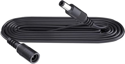 Verlengkabel DC - Stroomkabel Adapter - Apparaten Aansluiten - 5.5mm x 2.1mm Connector - 1 Meter - Zwart