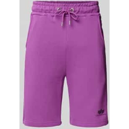 Regular fit sweatshorts met labelprint
