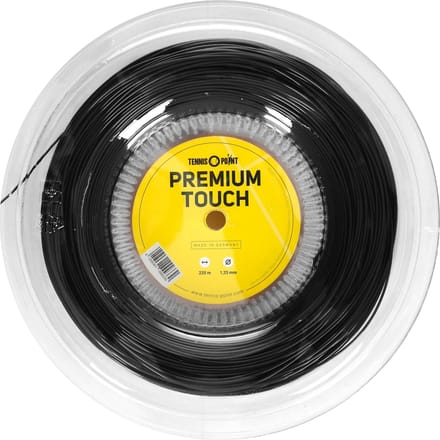 Tennis-Point Premium Touch Rol Snaren 220m-Zwart