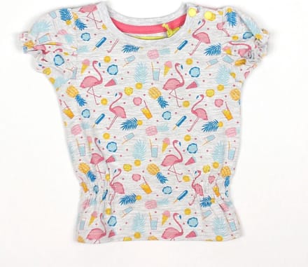 Lemon Beret t-shirt meisjes - grijs - 141877 - maat 74