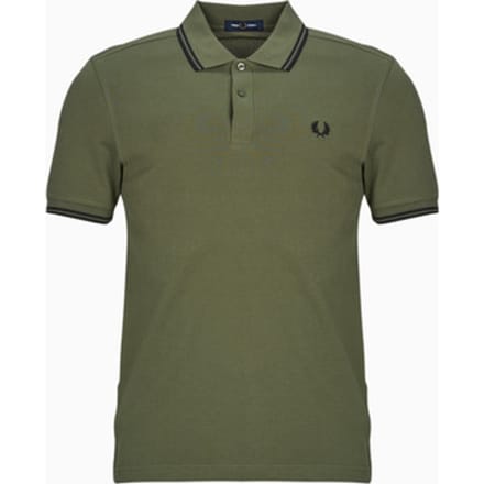 Fred Perry Twin tipped polo - laurel wreath green black