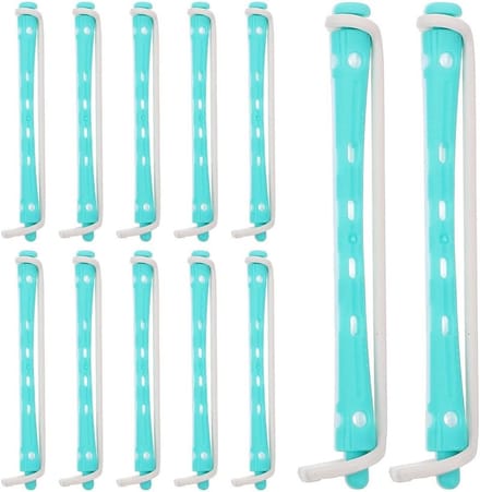 Set van 24 Plastic Permanente Krulrollers voor Kort Haar - Handige Tools voor Thuisgebruik en Perfecte Krullen