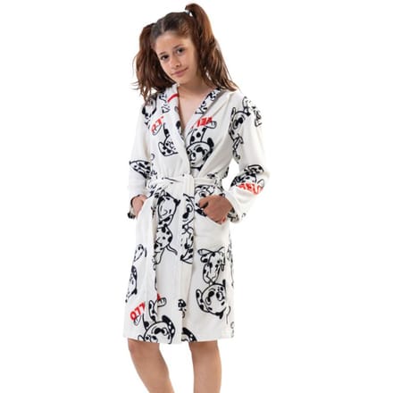 Robe de chambre épaisse pour fille Chien Polaire 7-8 122 white
