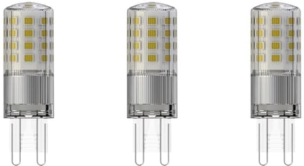 SPL G9 LED Lamp 4.2W Dimbaar - Warm Wit - 550lm - LED Buislamp T18 - 3 Stuks - 2700K - 230 Volt
