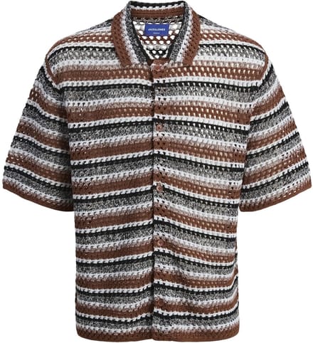 Jack & Jones Gebreide overhemd Gestreept Gebreide overhemd