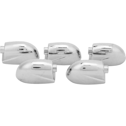 5 stuks Snaredrum Lug Oor Metalen Klauwhaak Drumstel Vervangingsaccessoires white