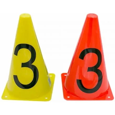 Markeerkegel Nº 3 Naranja Fluor 23 Cm