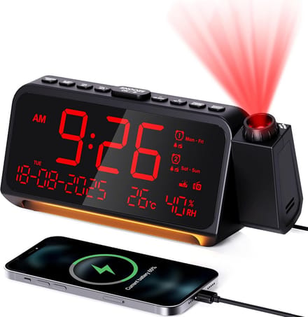 Klokradio met Wekker - Digitale Wekker - Wekkerradio - Audio