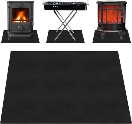 White-Label® Vuurvaste Mat - Hittebestendige Haardmat - Open Haard