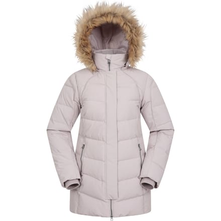 Mountain Warehouse Dames/Dames Isla II Lange Donzen Jas (Licht Beige)