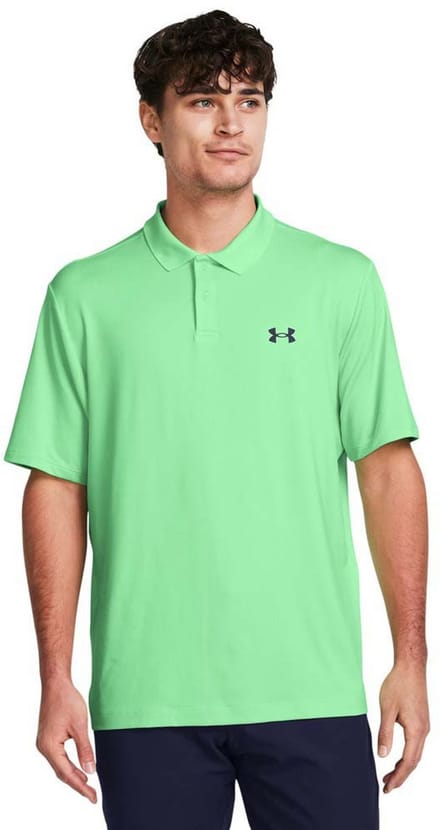 Under Armour Golf Performance 3.0 Korte Mouw Poloshirt Groen S / Regular Man